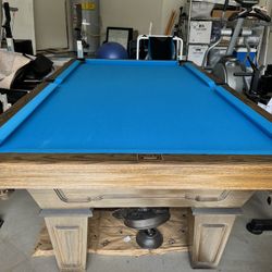 Handcrafted Pool Table
