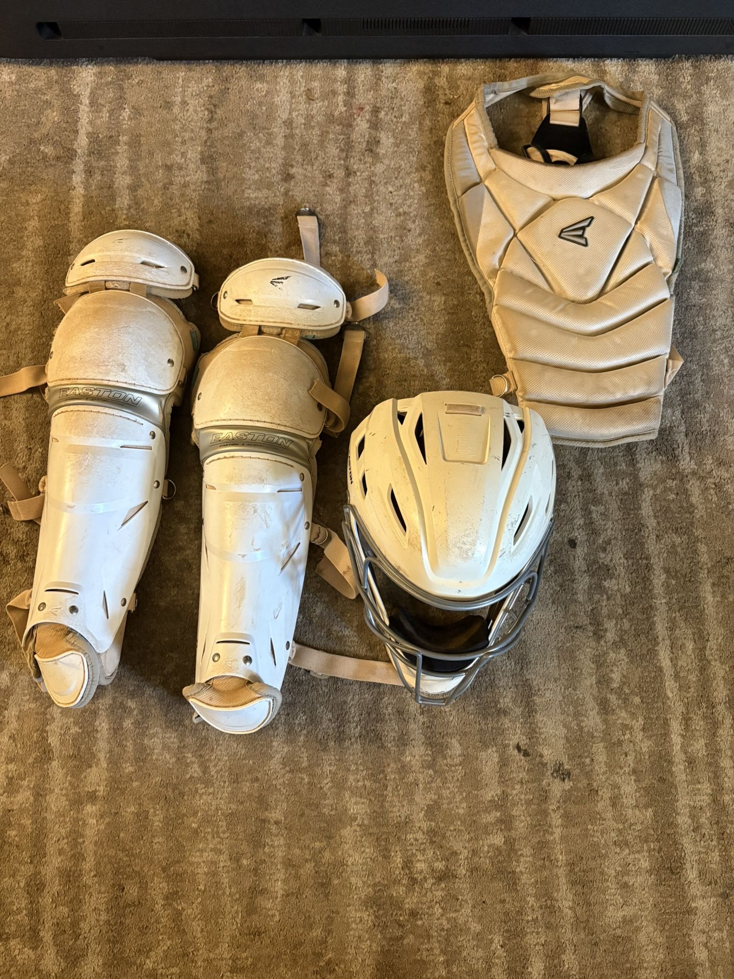 easton softball jen schro catching gear