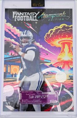 Dak Prescott Wild Card Fantasy Football Atompunk 1/1