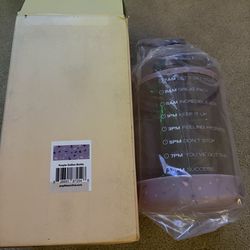 Popflex purple gallon water bottle