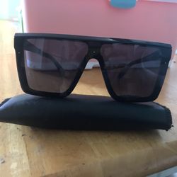 Oversized Flat Top Square VINTAGE RETRO SHIELD VISOR Style FASHION SUNGLASSES