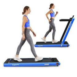 $300 COSTWAY GOPLUS SUPERFIT FOLDAWAY ELECTRIC TREADMILL 
