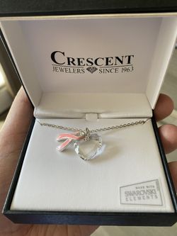 Heart Necklace - Breast Cancer Awareness Brand NEW