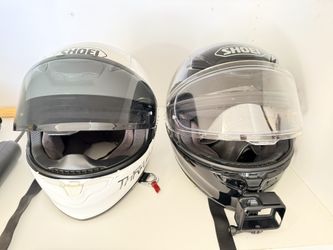 Best Helmets In The Business Shoei Rf-1400, Bell SRT modular, Simpson Outlaw Bandit (LARGE)