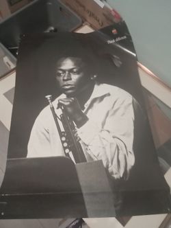 1998 Miles Davis Think Different Apple Poster for Sale in
