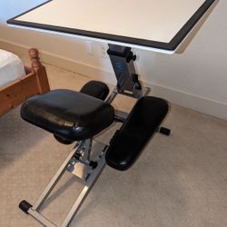 Ergonomic Kneeling Chair with Desk.  Retails $400!