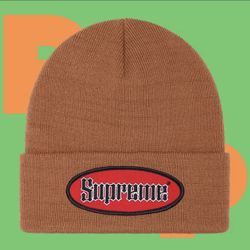 Supreme Oval Patch Beanie