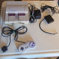 Super Nintendo And Controller