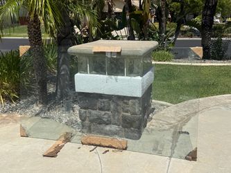 Table top glass