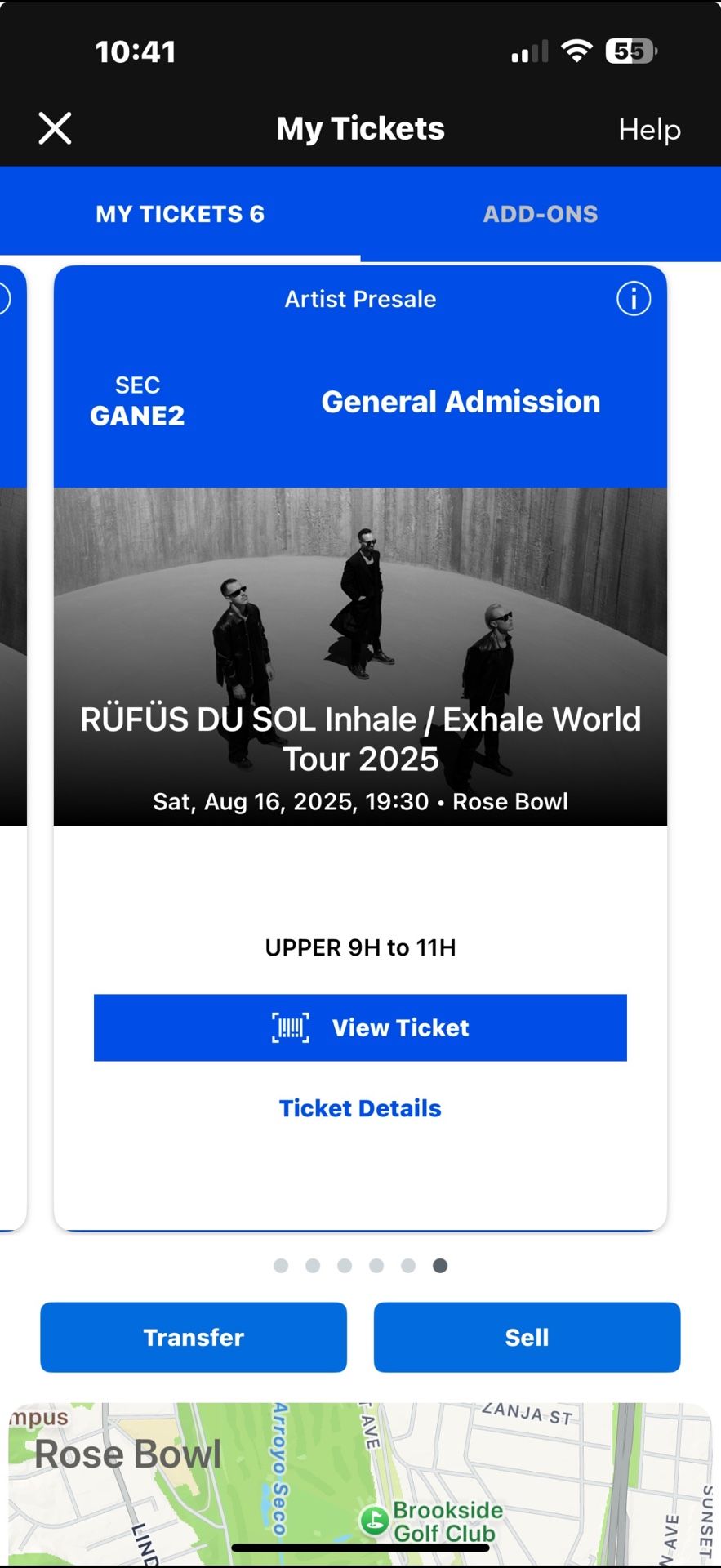 Rufus 1 Tickets For 110