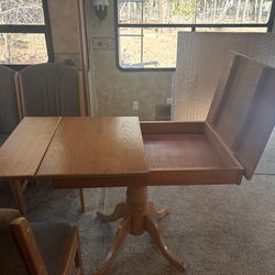 Rv table and chairs set
