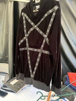 LIKE NEW WEIRDOS HOODIE  KILLSTAR BLACK COLOR SIZE XL
