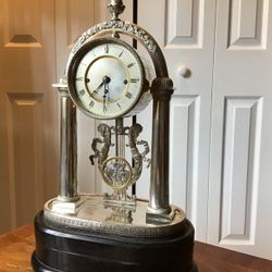 19th Cen. Austrian Clock and Music Box, Antique