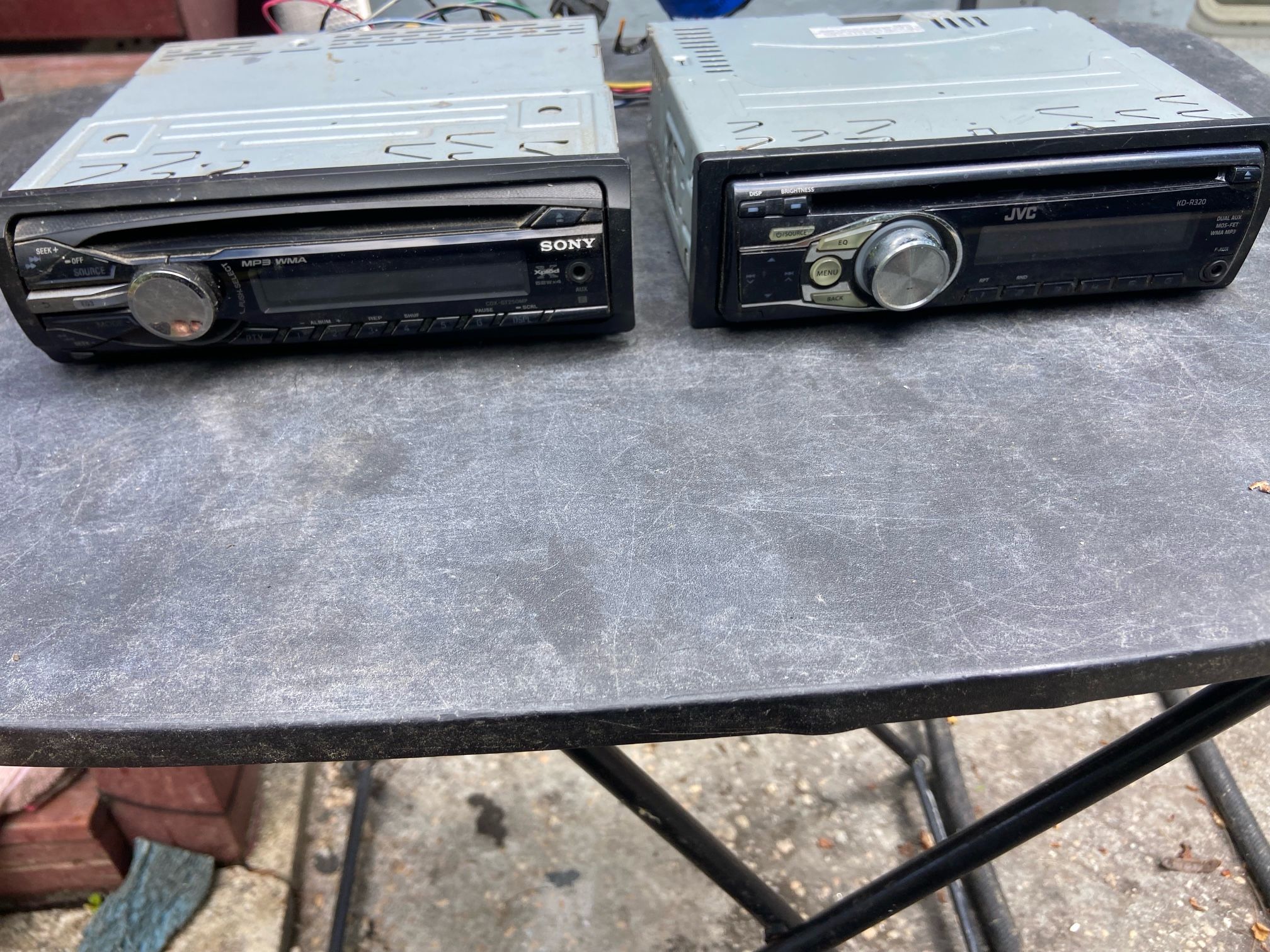 JVC & SONY CAR CD PLAYERS