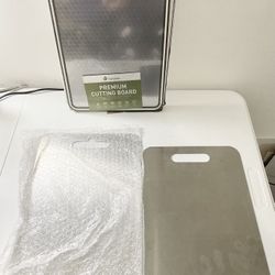 Titanium Cutting Board Set of 3, 100% Pure Titanium Large Boards for Kitchen,