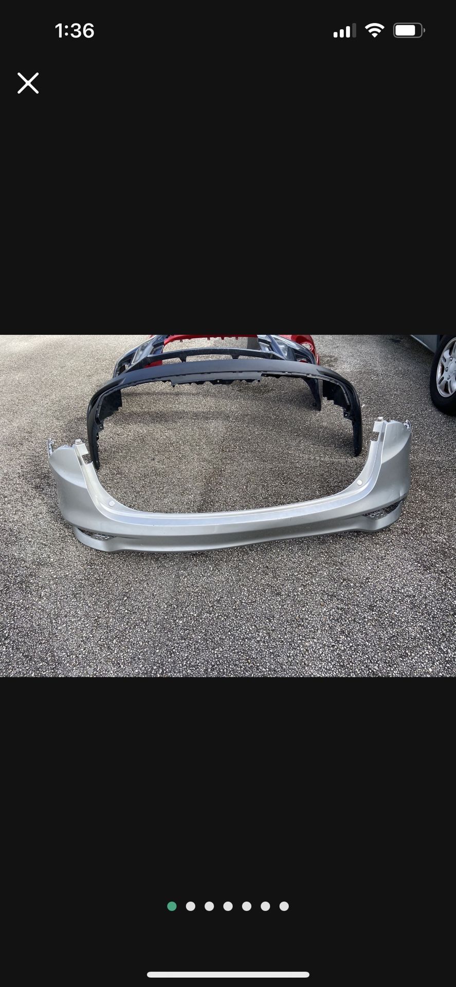 HYUNDAI TUCSON REAR BUMPER 2014-18-ORIGINAL 