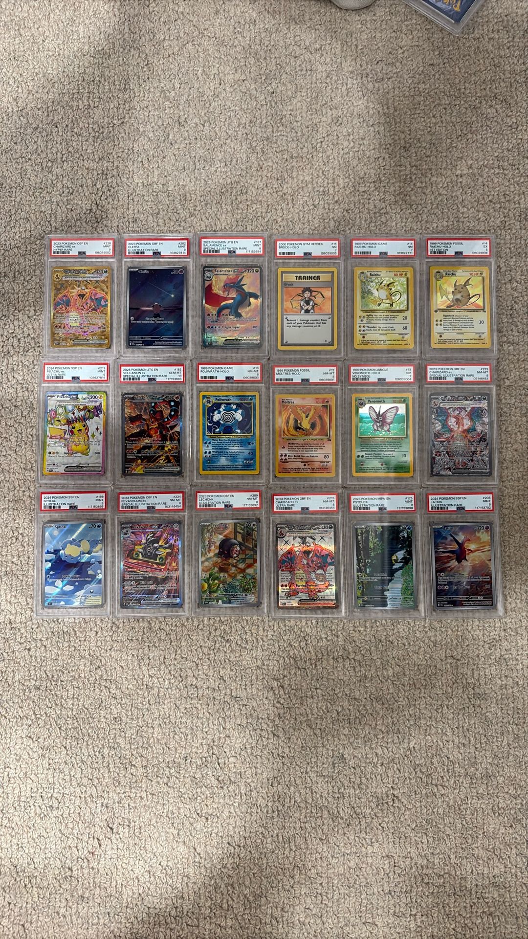 graded pokemon cards