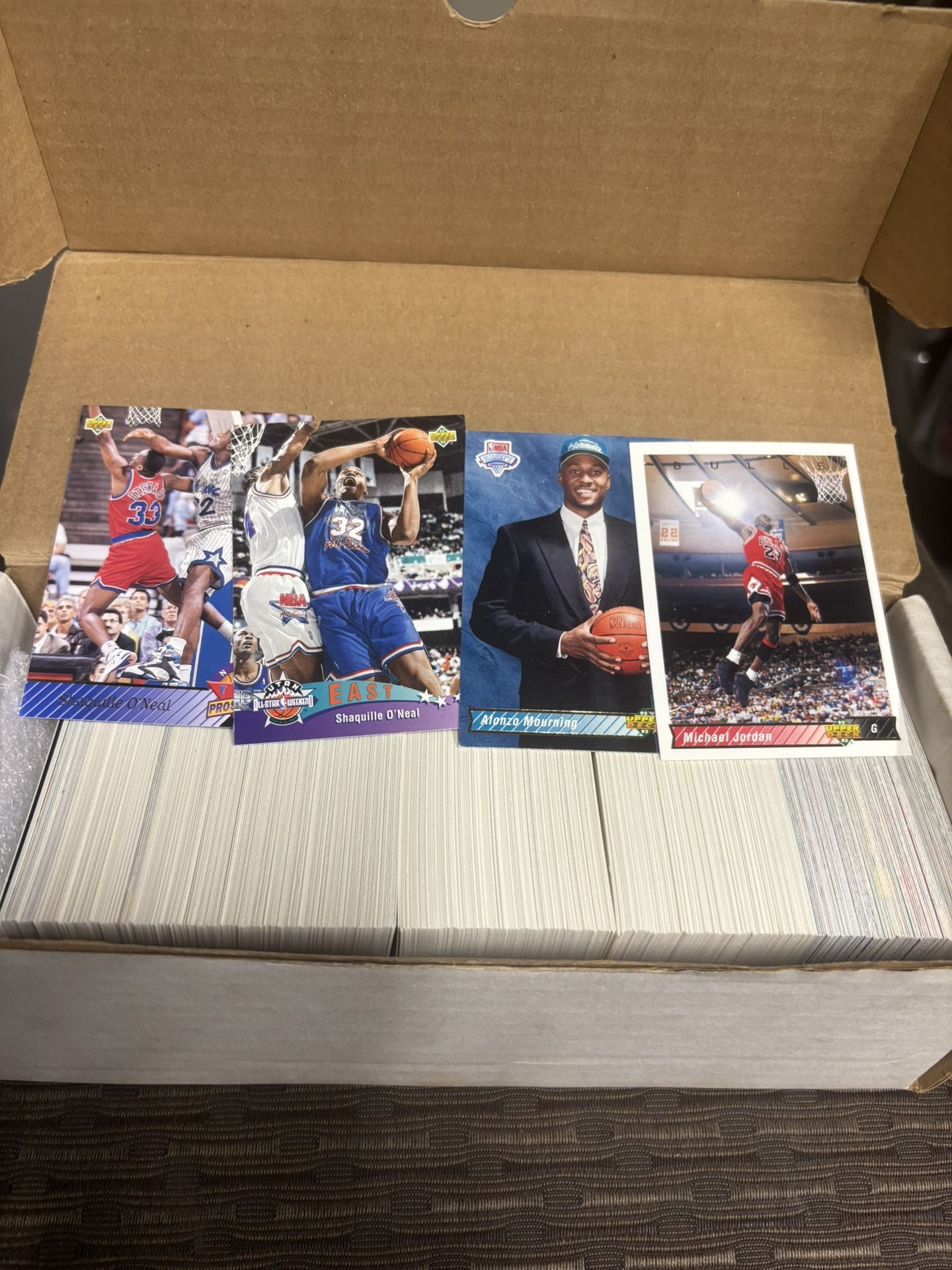 1992-93 Upper Deck Basketball Card Set 509/ 510 Jordan Shaq Missing 1 Common