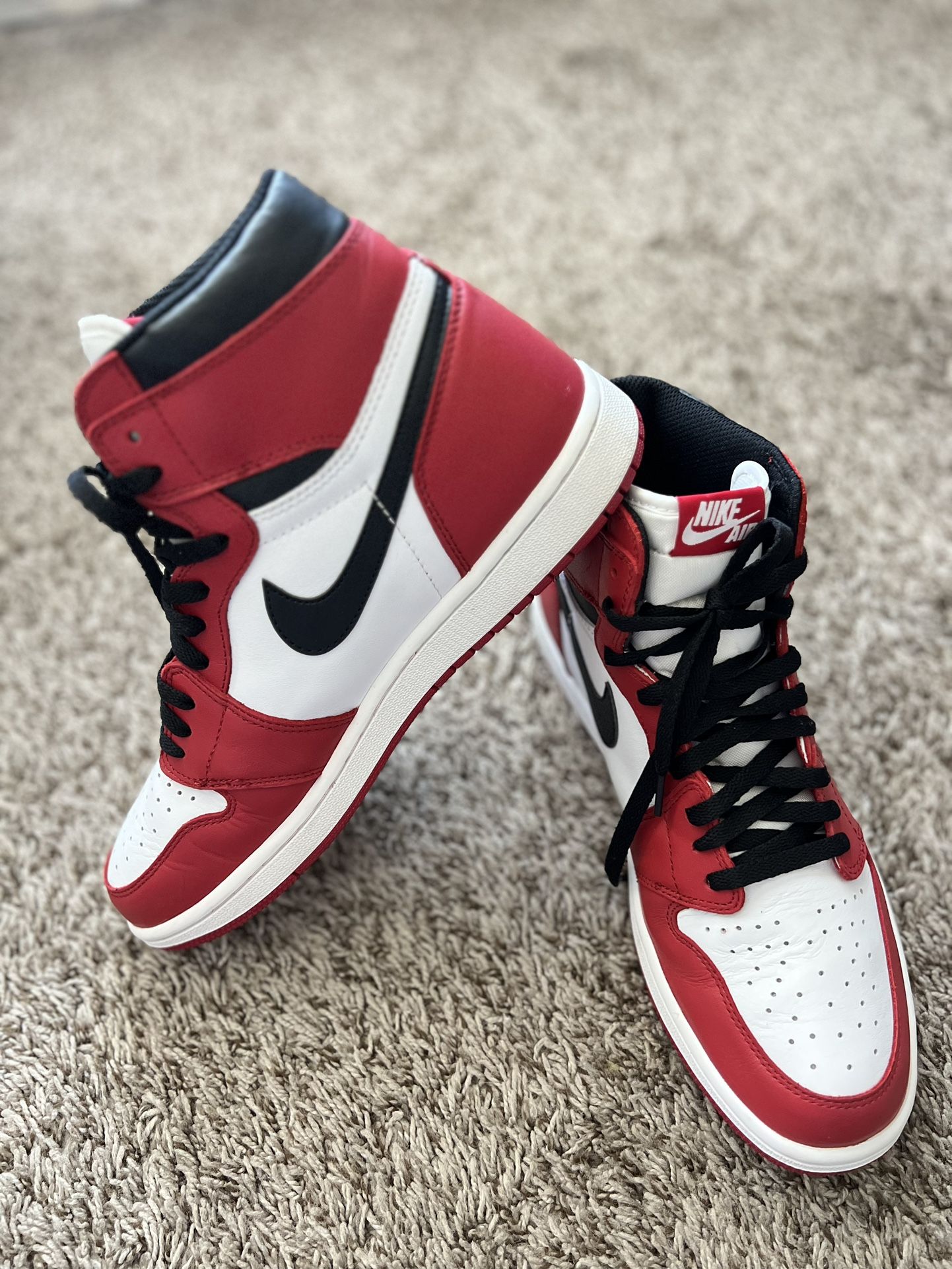 COPY - Jordan1 retro Chicago Custom Chicago Jordan 1 - Etsy main image 2