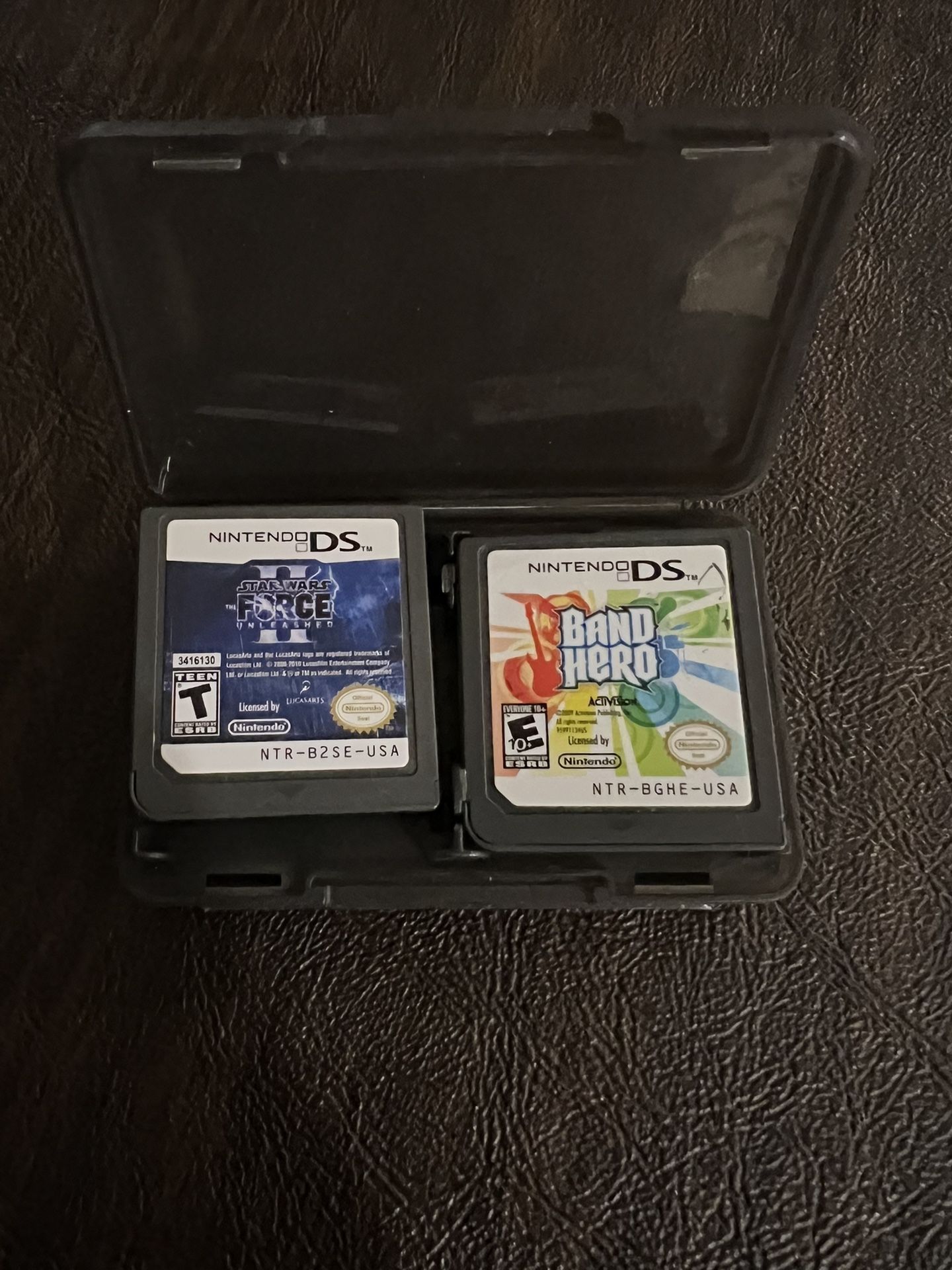 Nintendo DS Star Wars Force Unleashed And Band Hero