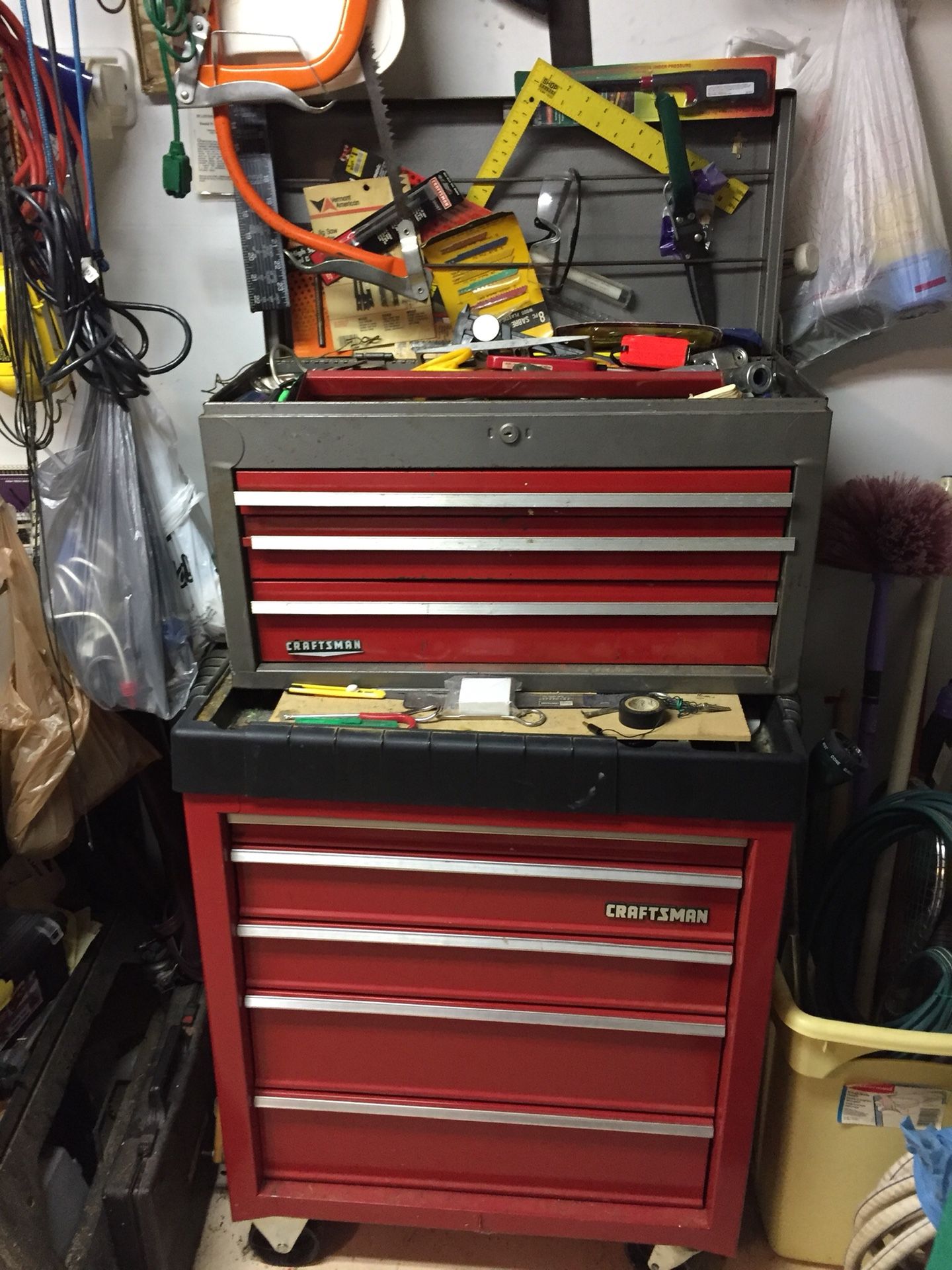 Craftsman Upper and Lower Tool Box