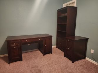 Matching set of office furniture