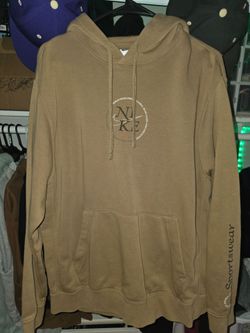 Nike brown hoodie size L #swoosh #athletic