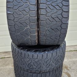 Like New 37X13.5R20 Nitto Tires