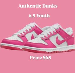 Ready for pickup right Now!!!Brand New Authentic Pink Dunk Sneakers 6.5Y