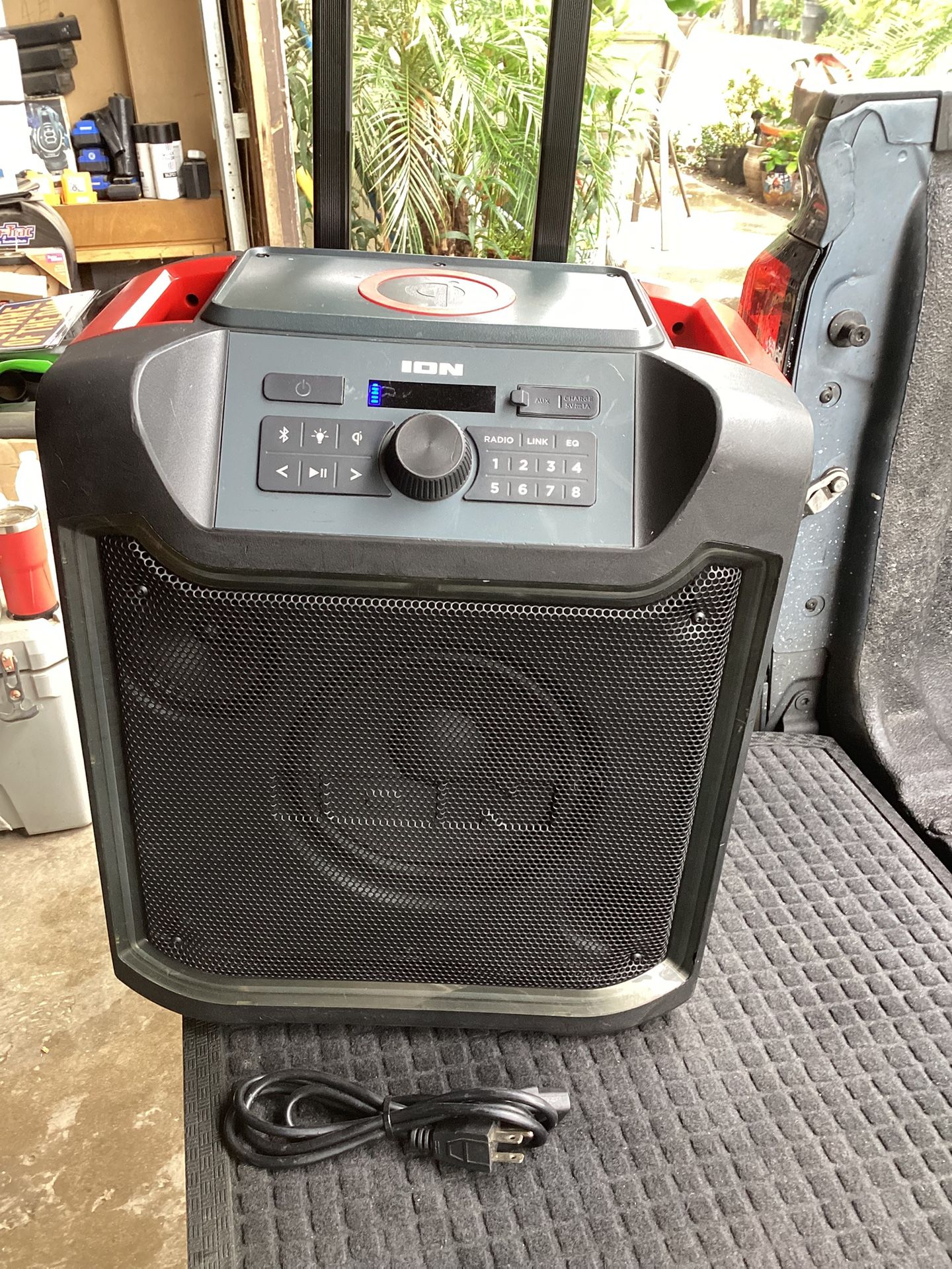 ION PATHFINDER 4 PORTABLE BLUETOOTH SPEAKER WITH QI WIRELESS CHARGING 120W