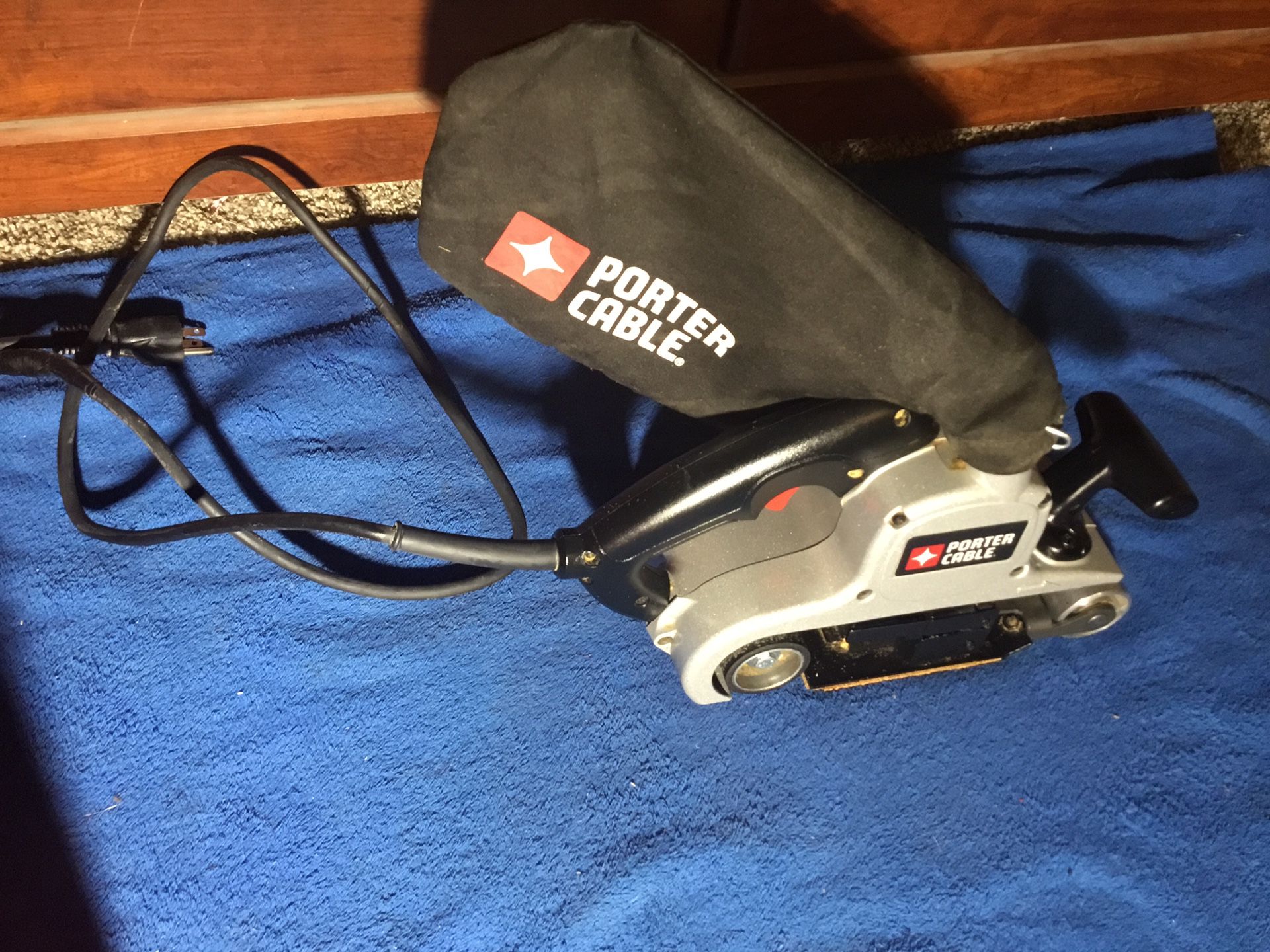 Porter Cable Belt Sander with Bag! π₯π₯. Only 60 today ππ½ππ½βοΈ