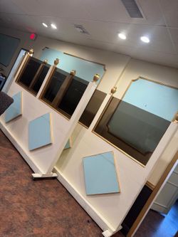 3 wide and 2 smaller dividers