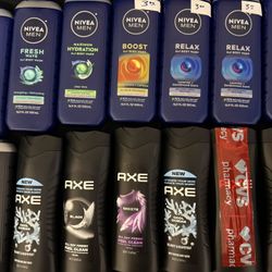 Axe And Nivea Men’s Body wash
