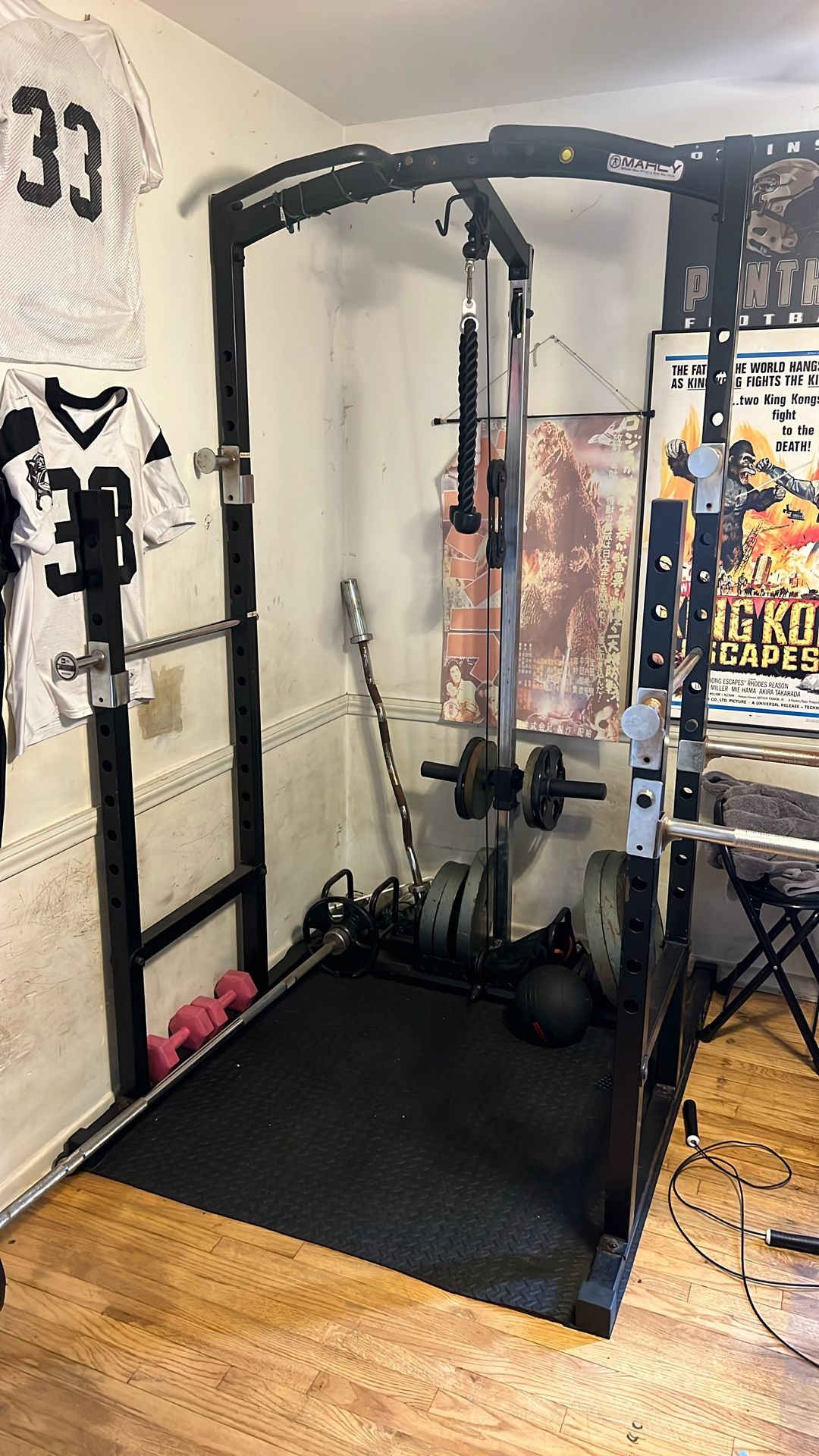 marcy home gym cage