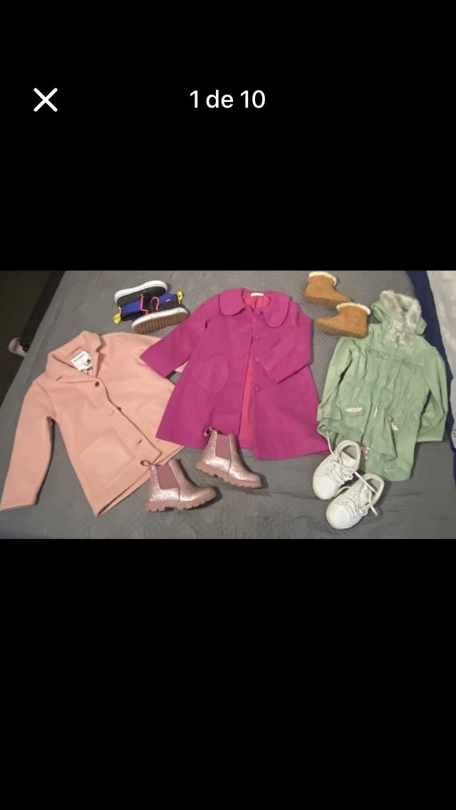 Girls Coats 5-6 & Shoes 11-12