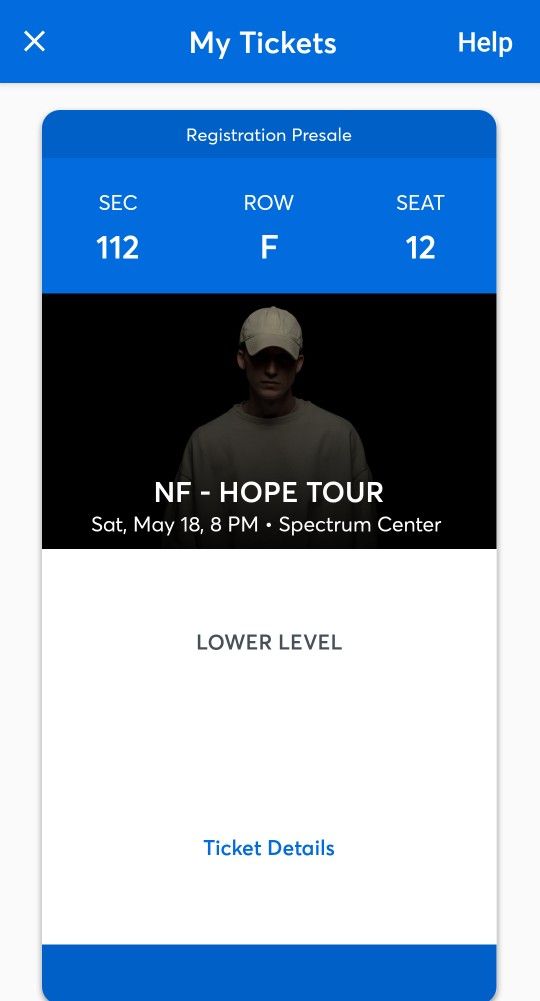 NF Hope Tour Tickets 