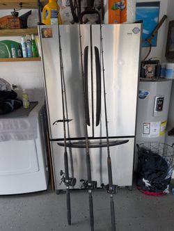 3 King Fish Rods And Reels