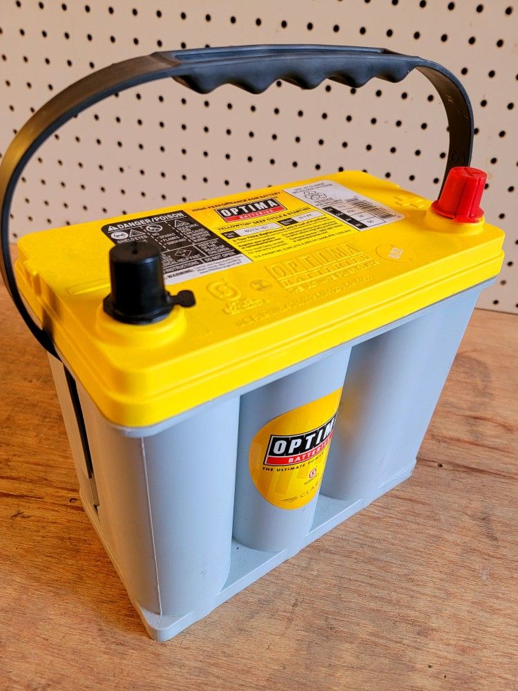 Brand New AGM Car Battery Group Size 51R Optima Yellow Top 2022 170 brand-new-agm-car-battery-group-size-51r-optima-yellow-top-2022-170
