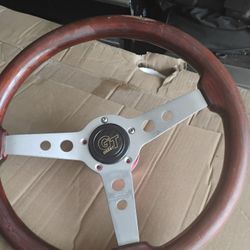 Wood Steering Wheel  