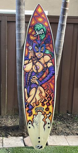 Vintage 1990s Lost Surfboard Christian Fletcher Personal Rider