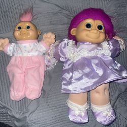 1950s Vintage Troll Dolls