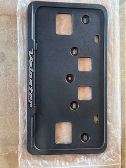 Veloster license plate bracket