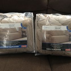 Sofa And Love Seat Slipcovers 
