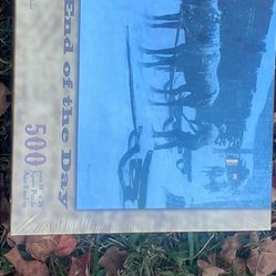 Vintage Jigsaw Puzzle The End of The Day 500 Pieces NWT Sealed