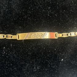 14k Versace bracelet 7.5 grams