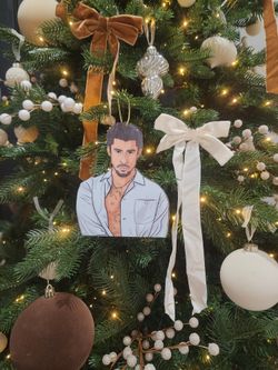 Bad Bunny Christmas Ornament