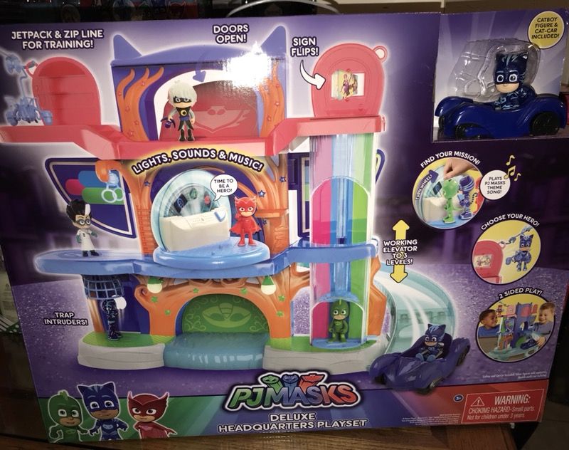 PJ Masks Deluxe Headquarters Playset.