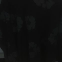 all black denim tear