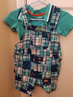 OshKosh Bgosh 18 months coveralls set