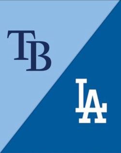 Rays at Dodgers